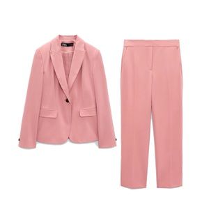 Zara Pink Suit Size 6